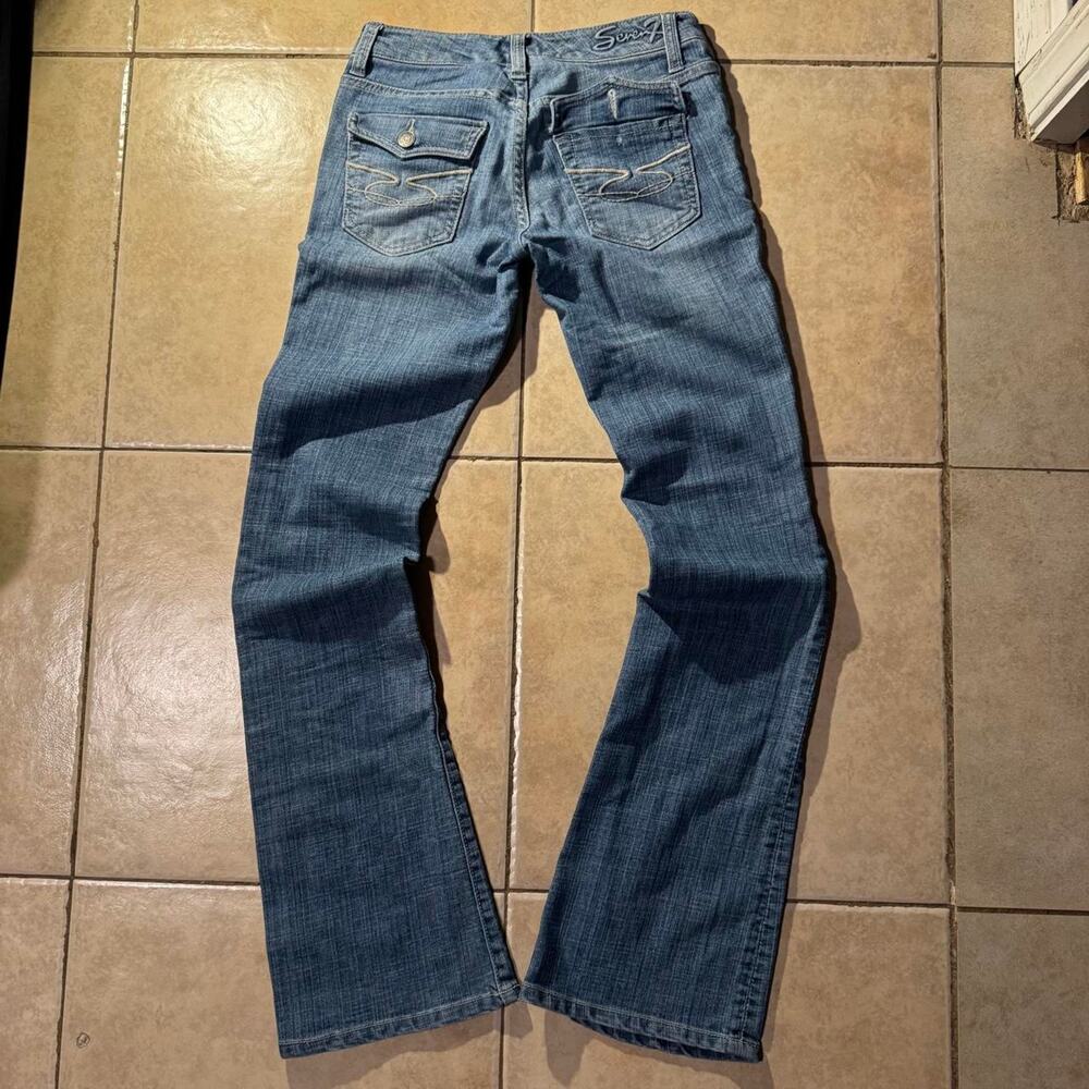 Vintage 2000s seven7 low rise bootcut denim jeans Size 25 in womens